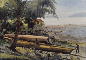 Andaman Islands, Canoe Construction